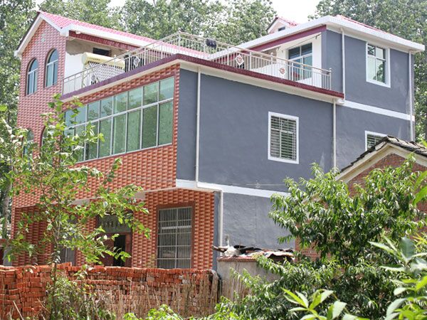 農村自建房 屋面就蓋合成樹脂瓦