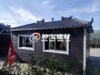 樹脂瓦雙龍戲珠，巍峨氣派